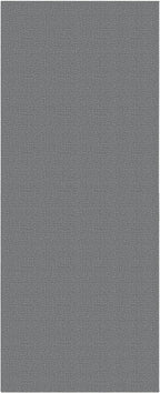EARTHALL Washable Runner Rug 2.6x8 Ft Non Slip Runners for Hallways Cotton Rubber Backed Kitchen Runner Braided Indoor Floor Carpet Runners for Entryway, Hallway, Kitchen, Bedroom, Charcoal Gray