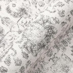 Gray Runner Rug 3x12 Hallway Machine Washable Kitchen Vintage Distressed Non Slip Long Carpet Indoor Grey Retro Floral Bedroom Accent Throw Rug for Bathroom Office Laundry Dining Living Room