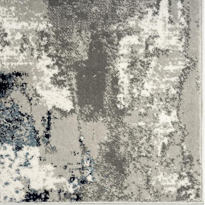 LUXE WEAVERS Kimberly Collection Ivory 2x3 Modern Abstract Area Rug