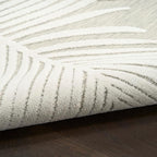 Nourison Home Suncoast Grey 4' x 6' Area Rug - Easy Clean, Non Shedding, Bed Room, Living Room, Dining Room, Kitchen (4' x 6')