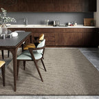 LUXE WEAVERS Modern Geometric Wave Taupe 6x9 Area Rug
