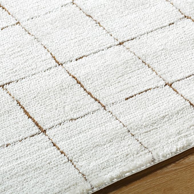 Livabliss x Our PNW Home Cascade Minimalist Area Rug, 12' x 15', Ivory