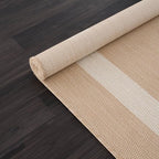 CAMILSON Outdoor Rug 9x12, Large Modern Outside Rugs for Patios Porches Waterproof Durable Washable Non-Shedding, Easy-to-Clean Indoor Outdoor Area Carpet (9 x 12, Bordered - Beige/White)