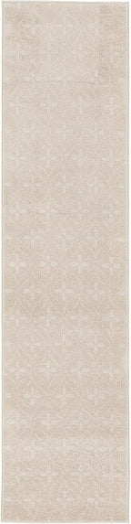 Nourison Home Nourison Essentials Ivory Beige 2'2" x 7'6" Area Rug - Easy Clean, Non Shedding, Bed Room, Living Room, Dining Room, Kitchen (8' Runner)