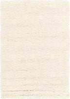 Unique Loom Solid Shag Collection Area Rug (4' 1" x 6' 1" Rectangle, Snow White)