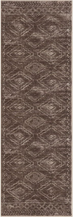 KILOCOCO Boho Kitchen Runner Rug 2x6 Washable Runner Rug, Soft Runners for Hallways Non Slip Printed Distressed Laundry Room Rug, Low-Pile Rug for Entryway/Bedroom/Living Room, Rust Red
