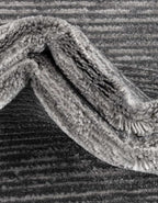 Unique Loom Finsbury Collection Area Rug - Kate (7' 10" Square, Gray/ Ivory)