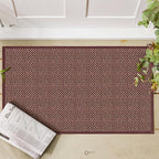 Artoid Mode Washable Non Slip Rubber Backing Kitchen Rugs Red Doormat, Absorbent Kitchen Floor Mats Front of Sink Kitchen Mats for Floor Home Decor 17x29 Inch