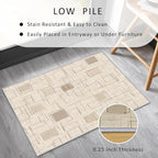 Geometric Rug, Washable 6x9 Rug for Living Room, Modern Abstract Patterned Indoor Carpet, Geometric Decor for Home, Bedroom, Soft Non Slip Thin Design FER61