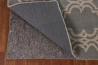 Modern Collection 5 x 8 Trellis Area Rug, All-Over/Geometric Wool Carpet for Home Décor, Living Room, Dining Room, and Bedroom