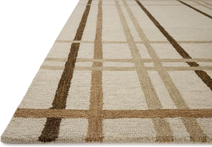 Loloi Magnolia Home by Joanna Gaines Waylon Collection WAY-01 Natural/Bark 2'-6" x 9'-9" Runner Rug