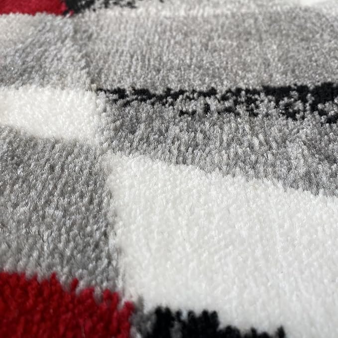 Persian Area Rugs 2305 Gray 8x11 Abstract Area Rug, 8 x 11 ft