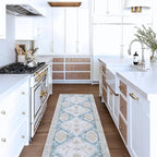 Washable Area Rug. Modern Farmhouse. Vintage. Turkish. Bohemian. Distressed. Oriental. Traditional. Rugs for Living Room. Dining. Bedroom. Office. Entryway. Foyer. (852CB, 2'5" x 13')