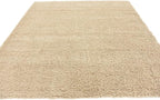 Unique Loom Solid Shag Collection Area Rug (5' 1" Square, Taupe)