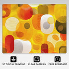 Abstract Geometry Rugs for Home Decor, 5x8 ft, Mid Century Modern Area Rugs for Living Room, Soft Non Slip Washable 70s 80s Geometric Carpet Bedroom Decorations Dt-Ghf-19