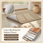 Jute Front Door Mat Indoor Entrance Indoor Door Mat Rugs for Entryway Entry Entrance Mats Inside Doormat Welcome Mats Boho 17"x36"