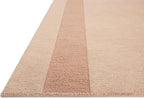 Loloi Leanne Ford Craven Collection CVN-01 Blush/Rose 8'-6" x 11'-6" Area Rug Geometrical, Patterned, Neutral, Living Room, Bedroom, Dining Room