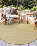 DEXI Round Sisal Rug Natural Fiber 6x6, Braided Woven Area Rugs No Shed, Large Soft Neutral Rustic Carpet Mat for Indoor Outdoor Patio Dining Living Room Bedroom Farmhouse, 6ft, Natural