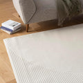 Revival Rugs Record 5'3"x8' Washable Area Rug for Living Room Bedroom - 100% Recycled Oeko-TEX Certified, Medium Pile, Beige, Cream