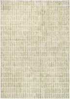 Hand-Tufted 100% Wool Area Rug – Unique Modern Geometric Grid Pattern, Soft Plush Textured Carpet for Living Room, Bedroom, Dining Room & Entryway (Light Green, 9' x 12')
