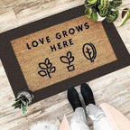 EARTHALL Small Area Rug 2x3 Ft Washable Rugs for Entryway Non Slip Braided Throw Rugs Door Mat Indoor Outdoor Entrance Cotton Woven Carpet for Kitchen Foyer Front Door, Taupe/Coffee