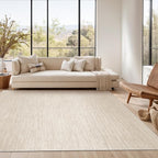 Valenrug Washable Rug 6x9 - Stain Resistant 6x9 Area Rugs for Living Room, Non Slip Backing Rugs for Bedroom, Folable Gradient Printed Machine Washable Area Rug (6'x9', Brown)