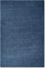 Rugsotic Carpets Hand Knotted Gabbeh Wool 10'x13' Area Rug Solid Blue L00111