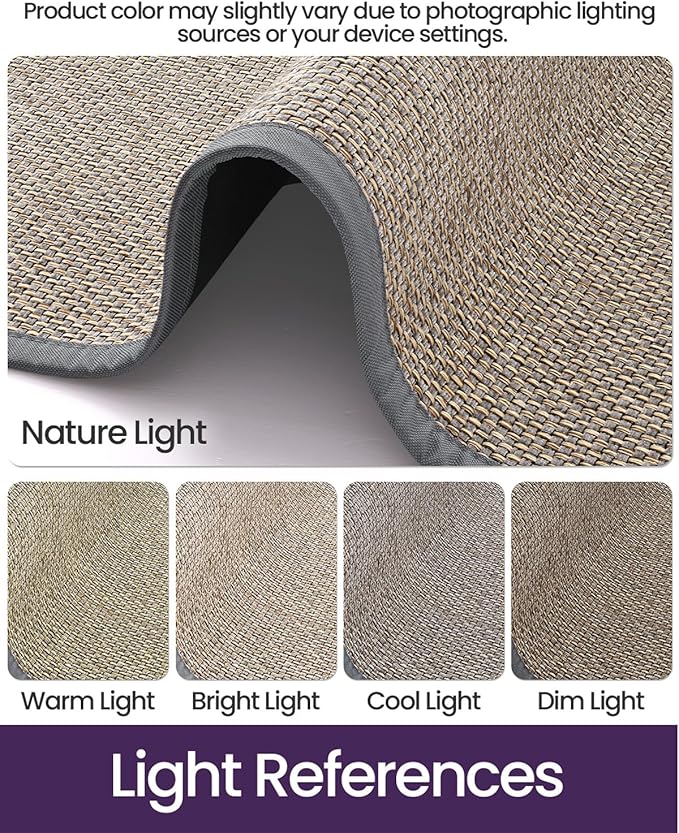 DEXI Ultra Thin Entryway Indoor Door Mat 36x56, Non Slip Rubber Backing Inside Entry Mat, Low Profile Easy Clean Dirt Trapper Doormat for Inside Entrance Patio, Grey