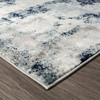 LUXE WEAVERS Kimberly Collection Ivory 6x9 Modern Abstract Area Rug