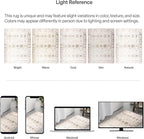 ReaLife Rugs Machine Washable Area Rug - Living Room Bedroom Bathroom Kitchen Entryway Office - Padded Crease Free Stain Resistant Premium - Boho Farmhouse Vintage- BEV- Beige - 2'x 3'