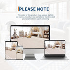 Small Bedroom Area Rug 3x5 Checkered Area Rug for Living Room Nursery Non Slip Kitchen Throw Carpet Low Pile Modern Bordered Rugs Washable Bathroom Mat Soft Brown Rugs for Laundry Entryway, Beige