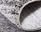Rugs.com Angelica Collection Rug – 4 Ft Round Light Gray Medium Rug Perfect for Kitchens, Dining Rooms