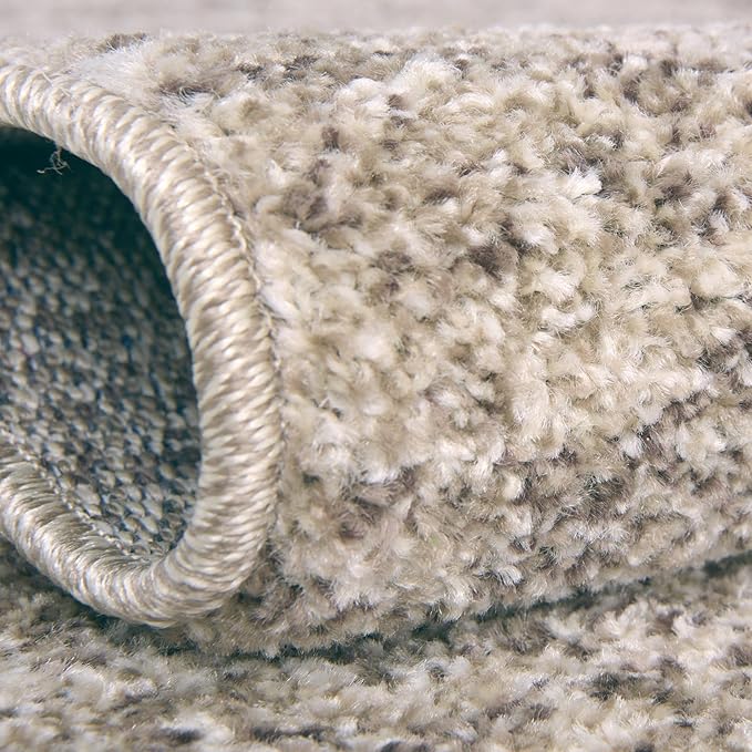 Rugs.com Angelica Collection Rug – 3' x 5' Beige Medium Rug Perfect for Entryways, Kitchens, Breakfast Nooks, Accent Pieces
