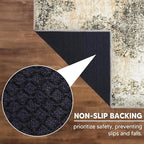 Keen Home Design 3x5 Rug - Machine Washable Entry Rug with Non-Slip Backing, Ideal for Enteryway, Kitchen, Bathroom, Laundry Room - Vintage, Easy Clean, Durable, Low Pile - (3' x 5')