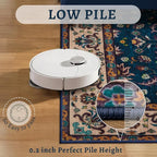 Tangspp Floral Washable Runner Rug, 2x5 Rug Runners for Hallways Non Slip, Vintage Boho Runner Rug for Entryway Indoor, Blue Print Carpet Runner, Soft Low Pile Runner for Kitchen Bedroom Navy Blue