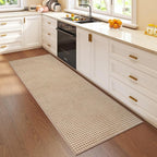 Boho 2x5 ft Hallway Runners Rug Woven Washable Long Kitchen Runner Mat Rugs Non Slip, Soft Entryway Laundry Hall Runner Floor Carpet for Indoor Backdoor Bedroom Kitchen Living Room, Brown