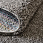 Unique Loom Solo Collection Area Rug - Calabasas (7' 10" x 10' Oval, Gray)
