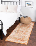 Unique Loom Isabella Collection Area Rug - Adjani (2' x 8' Runner, Rust Red/ Black)