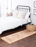 Unique Loom Isabella Collection Area Rug - Adjani (2' 7" x 10' Runner, Rust Red/ Black)