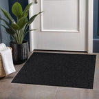 Beverly Rug Easy Jute Entry Rug 2x3 Solid Washable Durable Outdoor Indoor Area Rugs for Living Dining Room Patio Office Stain Resistant Non Shedding Casual Indoor Outside Carpet 2 x 3 Dark Gray