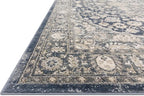 Loloi Teagan Collection TEA-01 Denim/Mist 7'-11" x 10'-6" Area Rug, Large, Soft Neutral Rug, High-Traffic for Living Room, Bedroom, Home Office, Dining Area