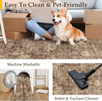 2x6 Washable Runner Rug for Kitchen Hallway Rust Vintage Non-Slip Low Pile Distressed Rustic Carpet Lightweight Vacuumable Soft Throw Rug for Indoor Entryway Bedroom