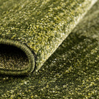 Rugs.com Angelica Collection Rug – 6 Ft Runner Light Green Medium Rug Perfect for Hallways, Entryways