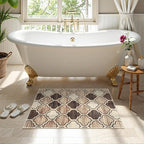 Lahome Moroccan Entry Rug - 2x3 Small Area Rug Washable Rug Non-Slip- Rugs for Entryway Soft Throw Bathroom Door Mat Indoor Entrance Capet for Bedroom Laundry Room