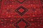 Unique Loom Tekke Collection Area Rug - Sheibani (5' 3" x 8' Rectangle, Red/ Black)