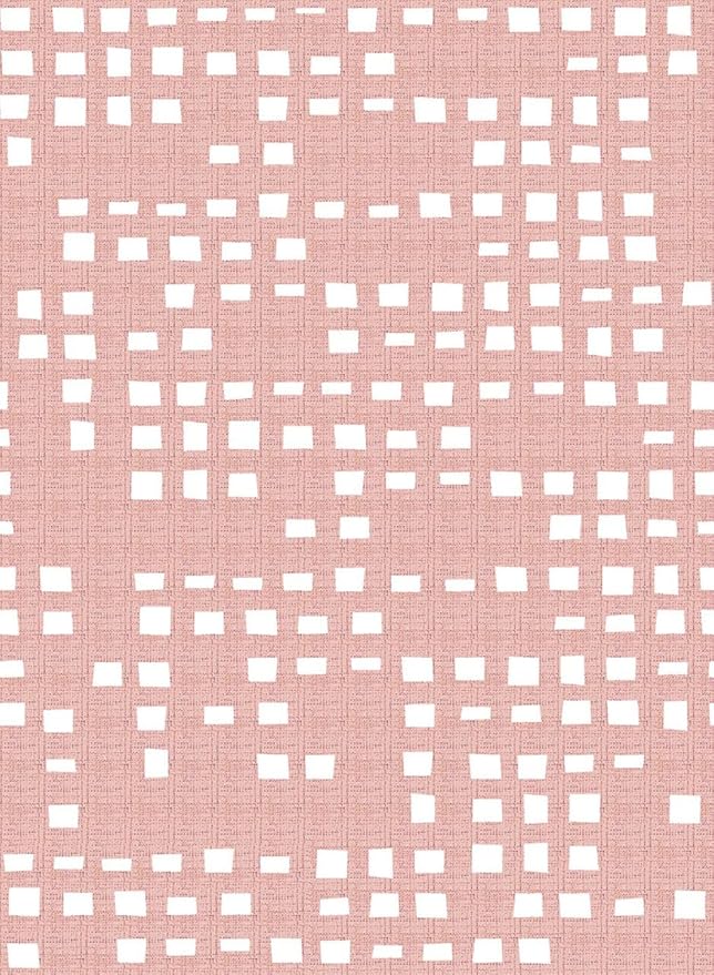 Boho Chic White and Pink Geometric Texture Rug for Living Room Dining Room Bedroom Nursery Room Large Non Slip Washable Indoor Carpet Soft Low Pile Kitchen Entryway Runner Mat 8x10
