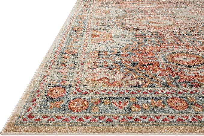 Loloi Jocelyn Collection JOC-03 Mist/Multi 7'-10" x 10' .38" Thick Area Rug