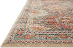 Loloi Jocelyn Collection JOC-03 Mist/Multi 7'-10" x 10' .38" Thick Area Rug