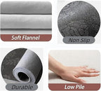 Tropical Leaf Round Area Rug 3.3ft - Green Beige Watercolor Design Indoor Carpet, Soft Non-Slip Floor Mat for Living Room Bedroom Office, Easy Clean Modern Decor