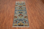 Transitional Collection 7' 10'' X 2' 9'' Runner Rug Rug, All-Over 100% Wool Carpet for Home Décor, Foyer and Hallway